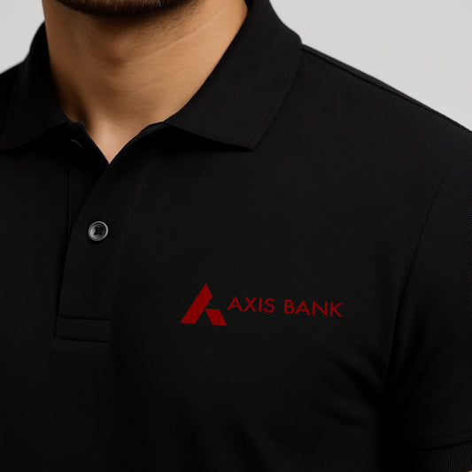 Axis Bank Branded Polo – Soft Biowash Cotton